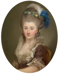 Bildnis der Gräfin Konstancja Tyszkiewicz, geb. Prinzessin Poniatowska